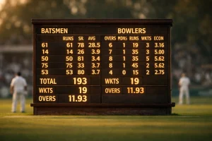 Analyzing Cricket Statistics for Profitable Betting